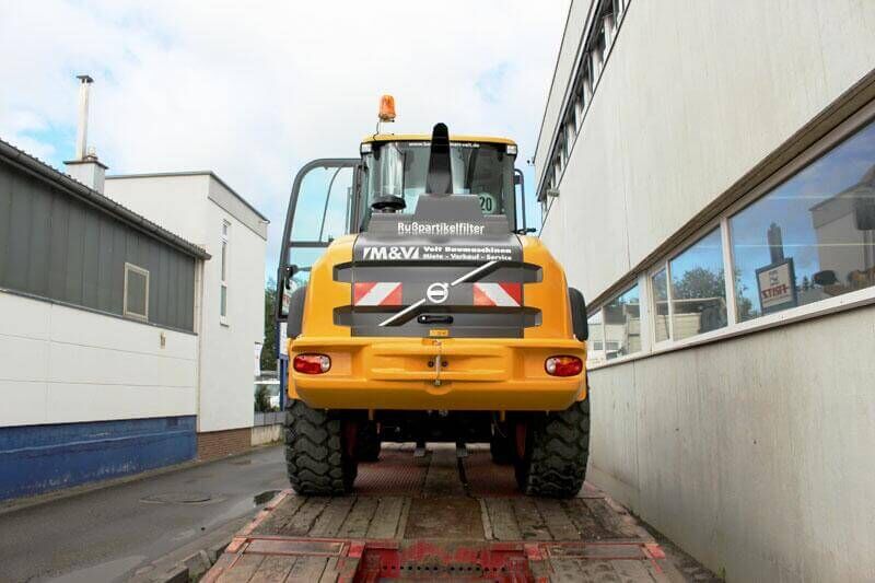 Radlader Volvo L45H von hinten