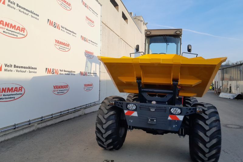 Hintere Ansicht des Raddumpers Bergmann C810s