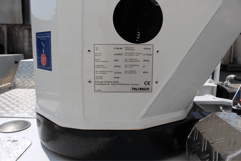 Leistungsstarke Hubarbeitsbühne P 250 BK von Palfinger