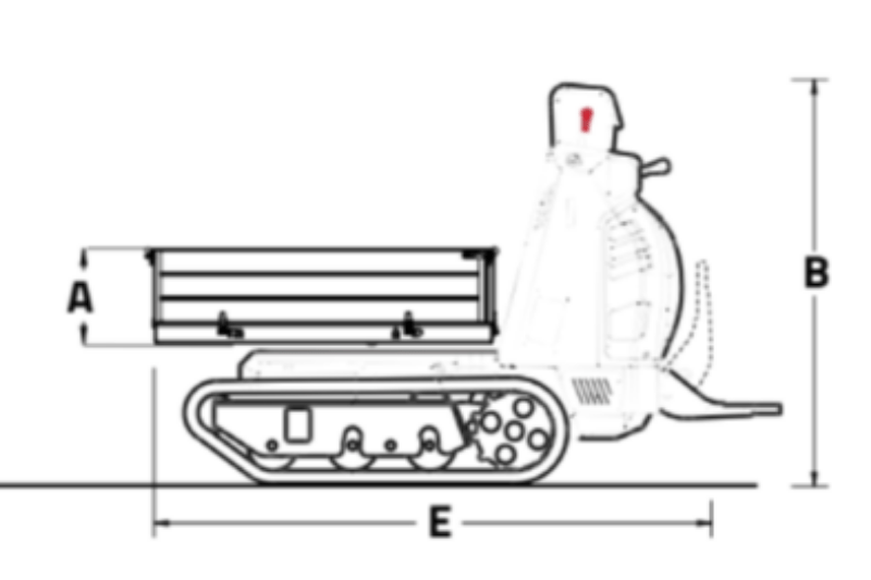 Technische Zeichnung vom Cormidi C10.85 RIA Dumper