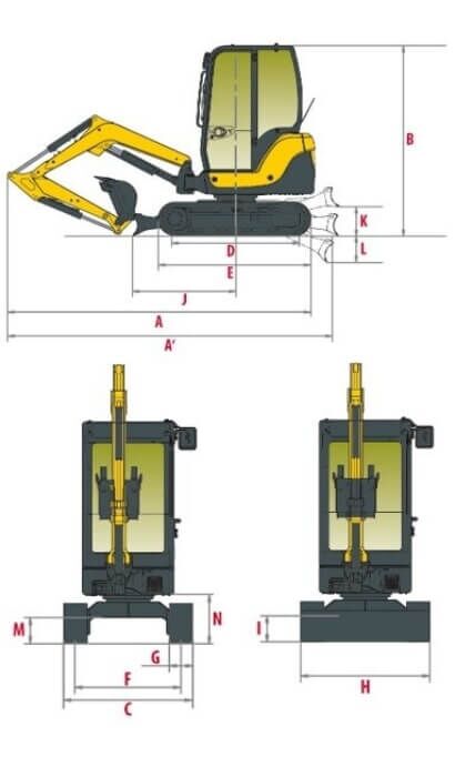 Yanmar SV22 technische Daten