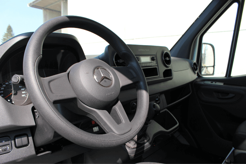 Lenkrad der Hubarbeitsbühne P 250 BK von Palfinger