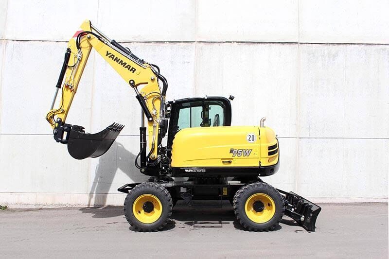 Maschinenbild des B95W Yanmar Mobilbaggers