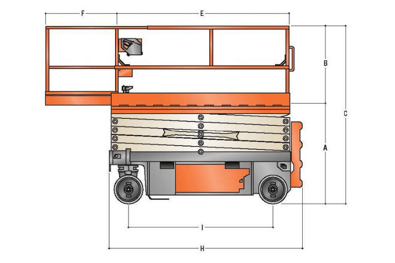 JLG R1932 Zeichnung