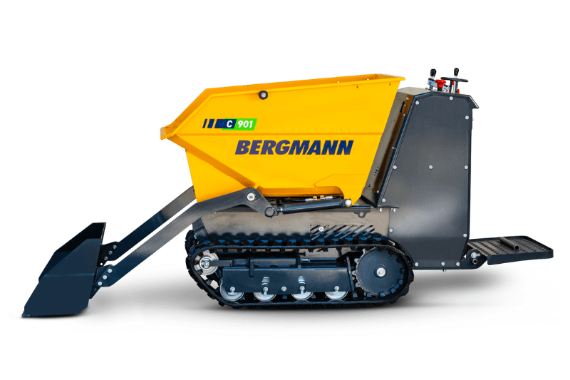 Der Bergmann C901 Selbstlader Kettendumper mit Elektroantrieb