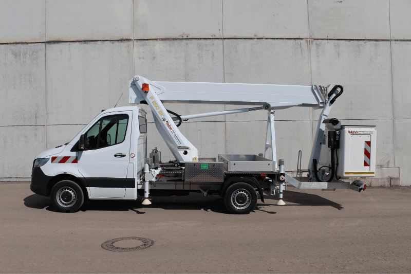 Maschinenbild der Hubarbeitsbühne P 250 BK von Palfinger