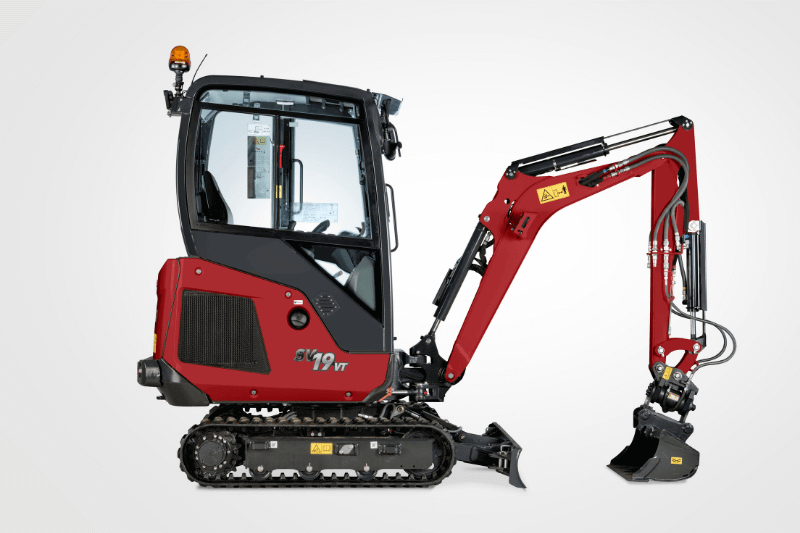 Effektivität des SV19VT Minibaggers von Yanmar