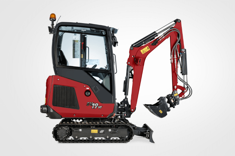 Leistung des SV19VT Minibaggers von Yanmar