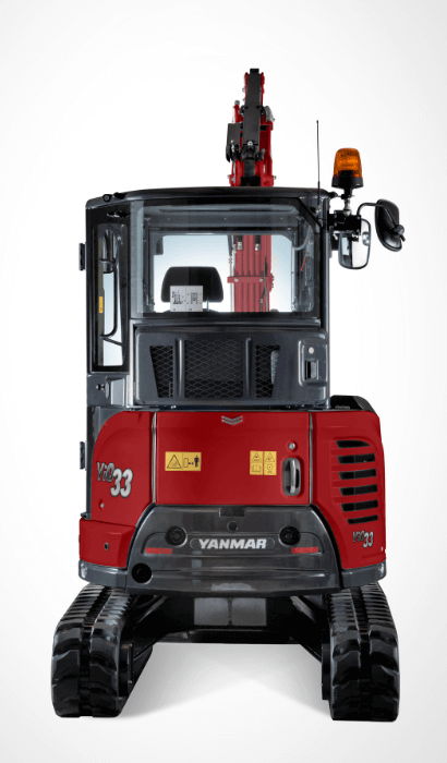 kompakter Yanmar ViO33-6 Nullheck-Bagger