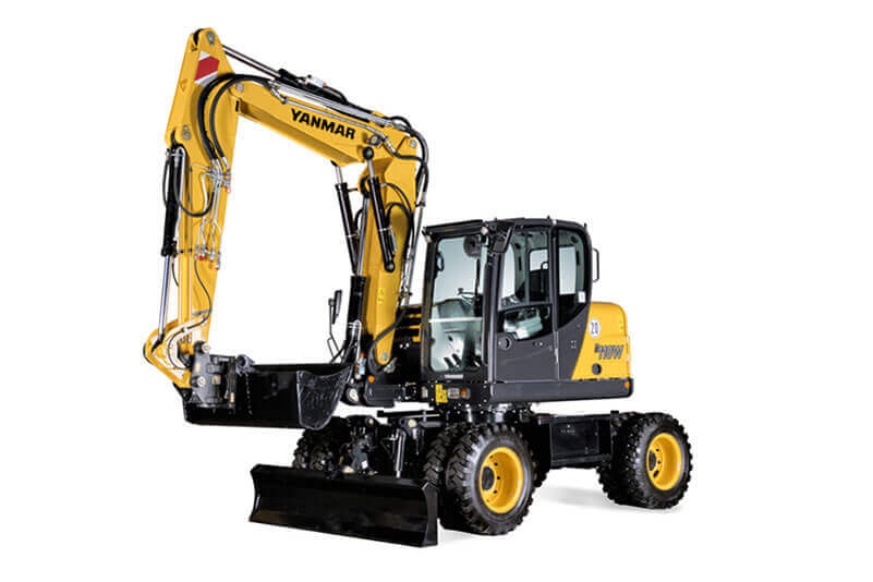Standardmaschinenbild des Yanmar B110W Mobilbagger