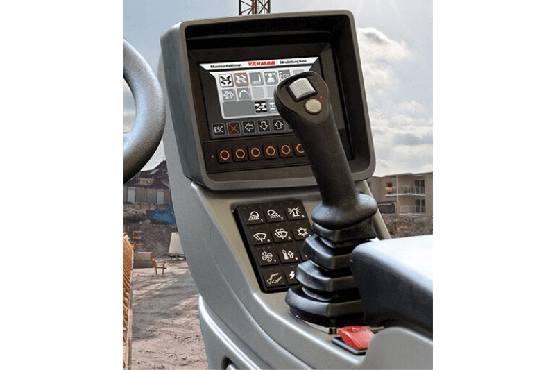 Kupplung des B75W Mobilbaggers