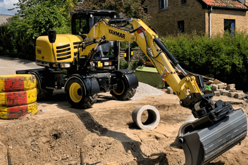 Mobilität mit dem Yanmar B75W