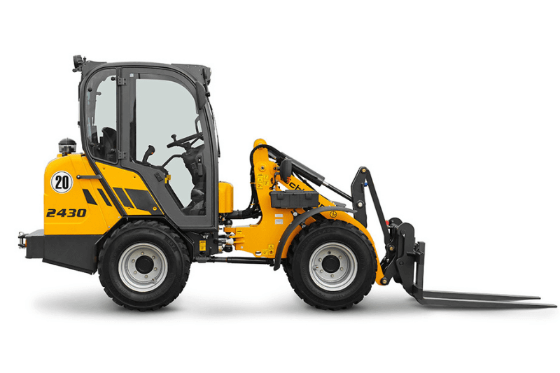 Rechte Seite des Radladers 2430 von Schäffer