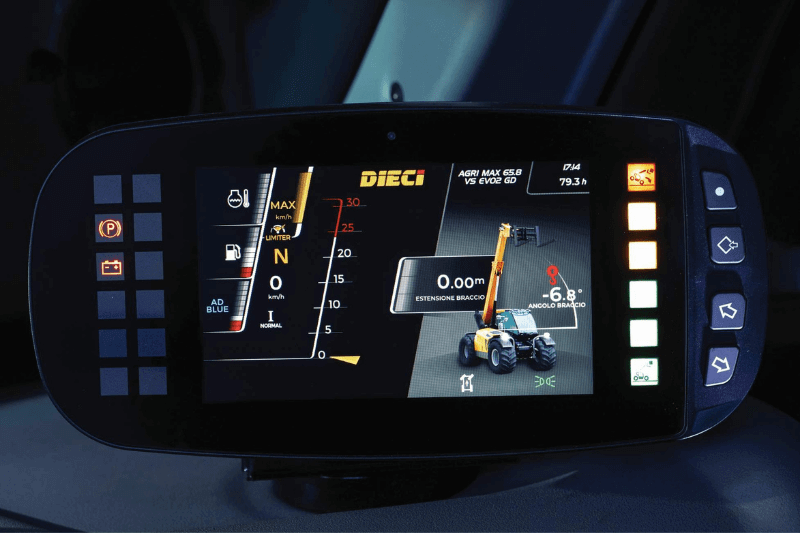 Bedienung des Agri Max 60.9 VS EVO2 GD Teleskopladers von Dieci