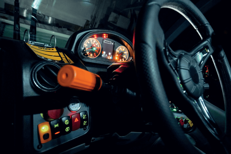 Bedienung des Pegasus 40.18 von Dieci