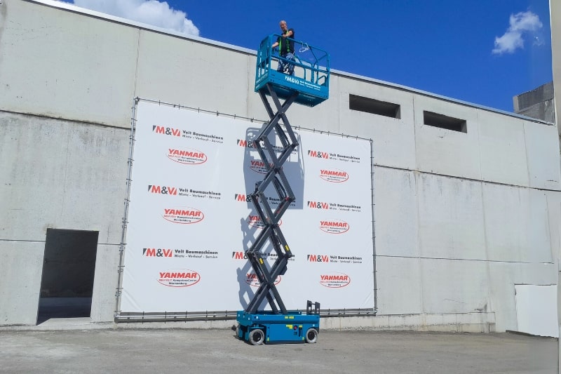 Die SUNWARD Scherenarbeitsbühne SWSL0807DC