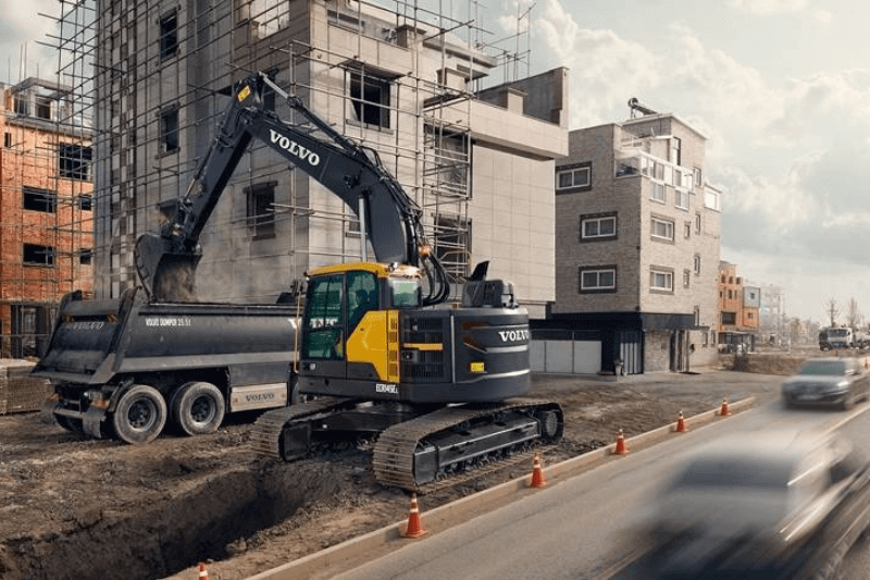 Einsatzbild 1 des Volvo ECR145E