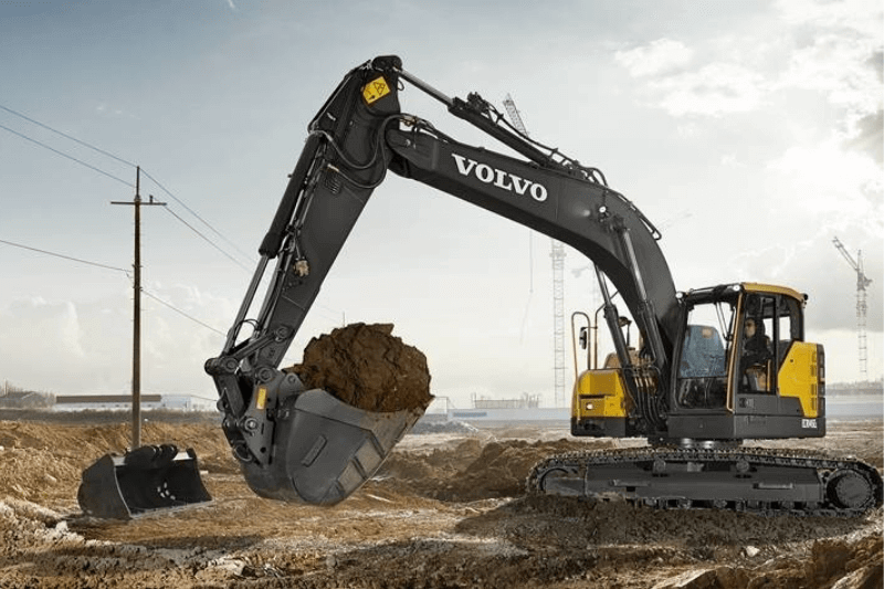 Einsatzbild 3 des Volvo ECR145E