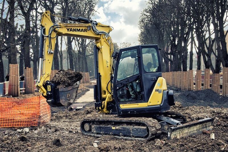 Knickausleger am VIO 80