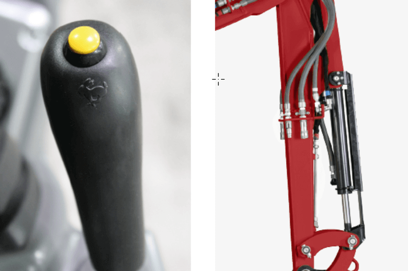 Bedienung des SV19VT Minibaggers von Yanmar