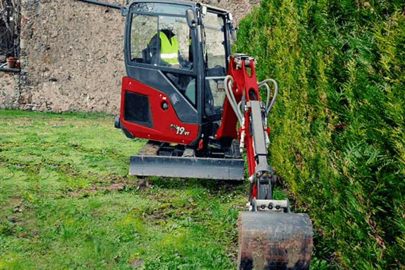 Engstellen mit dem SV19VT Minibagger von Yanmar