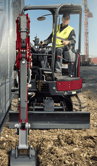 Yanmar ViO33-6 Baumaschine im Einsatz