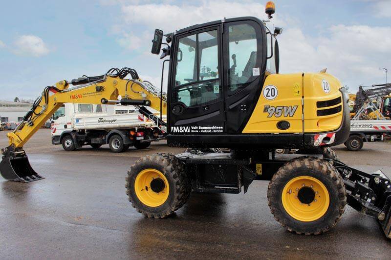 Mobilbagger B95W von Yanmar