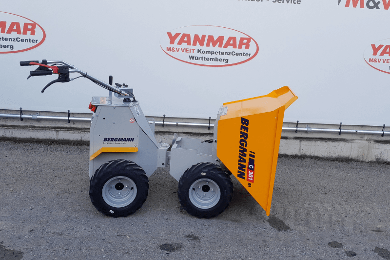 Der Minidumper Bergmann C301 M auf unserem Hof