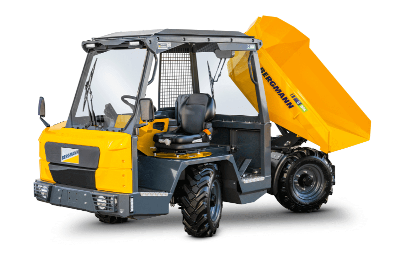 Die Steinmulde des Bergmann C804 Dumper