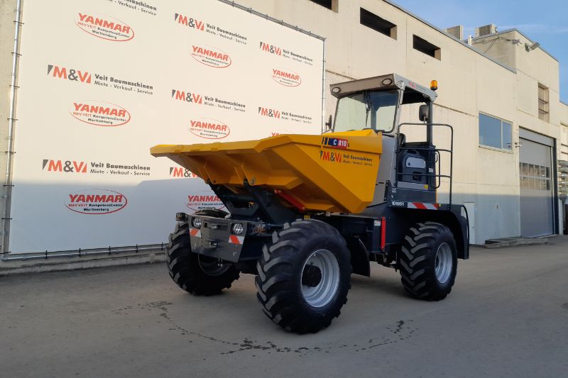 Seitliche Ansicht des Raddumpers Bergmann C810s