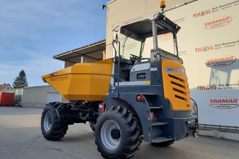 Wetterschutzdach des Raddumpers Bergmann C810s