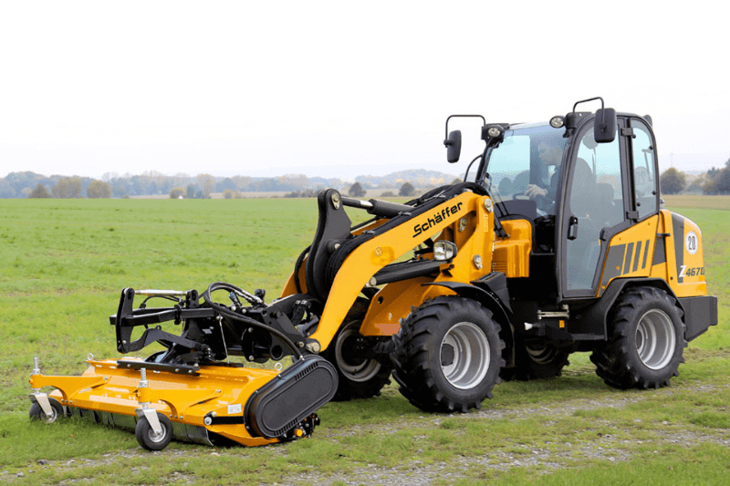 Radlader Schäffer 4670 Z im Einsatz