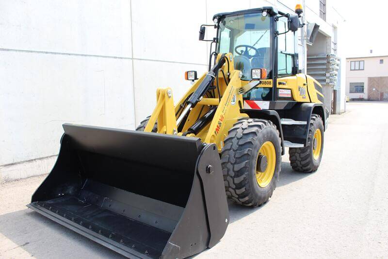 Schaufel des Mietradladers Yanmar V100